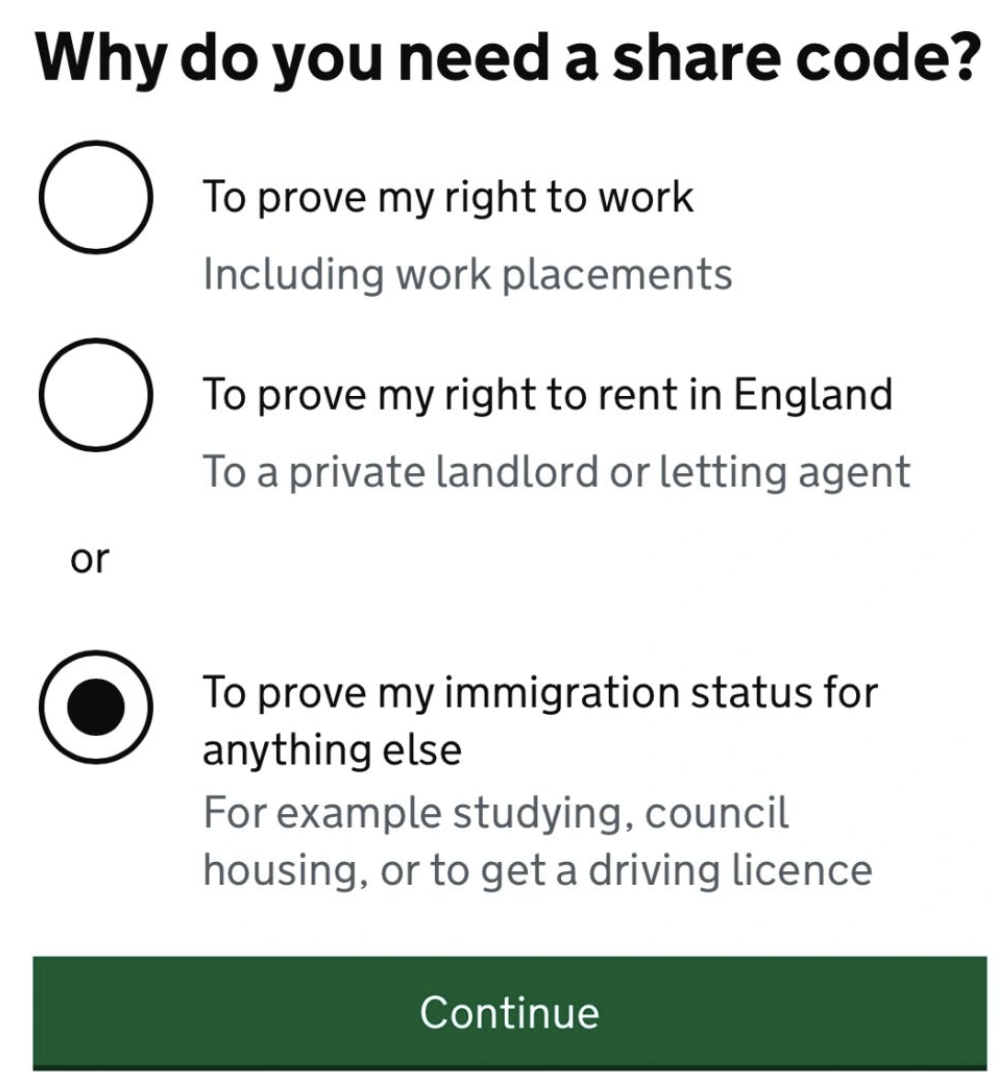 英国eVisa和ShareCode 网申全指南