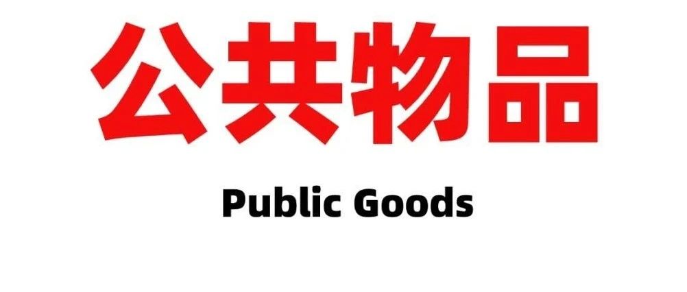 玩转经济学——公共物品 Public Goods