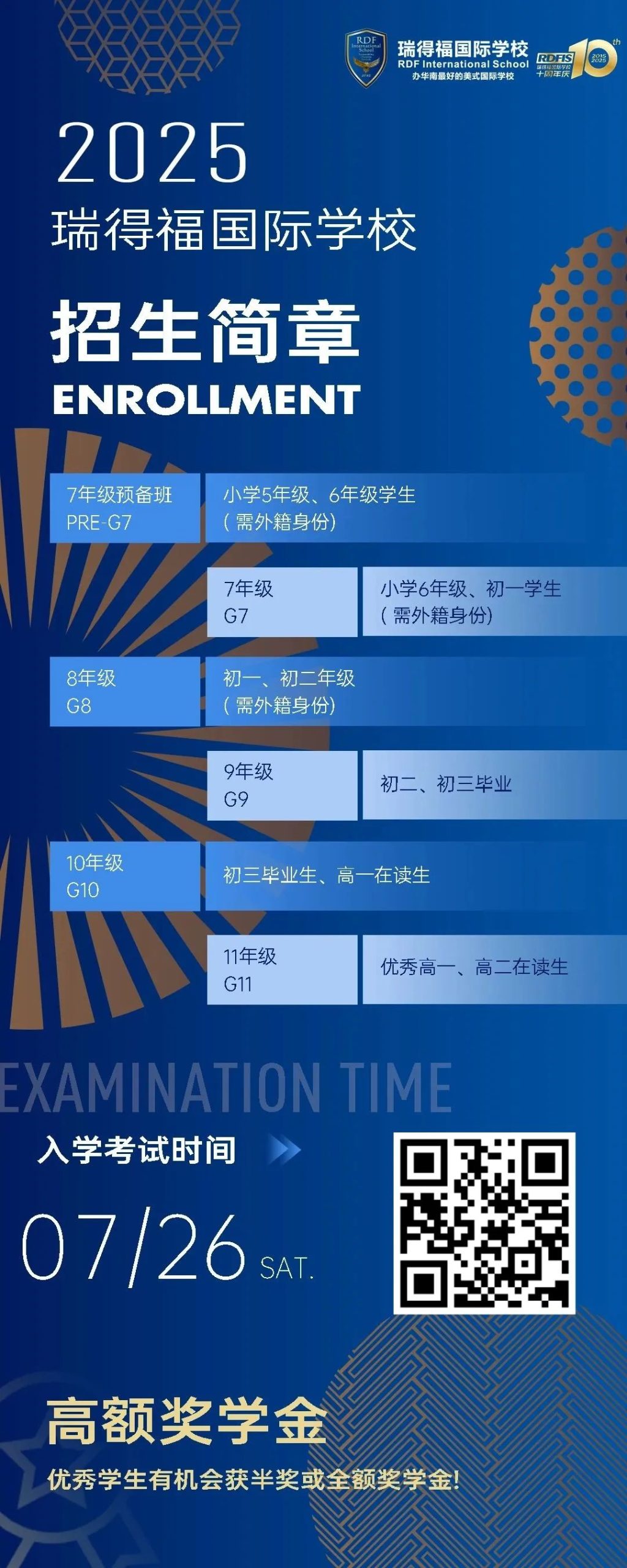 中考转轨国际高中还来得及吗？“捡漏”机会盘点！中考多少分免笔试？奖学金如何申请？