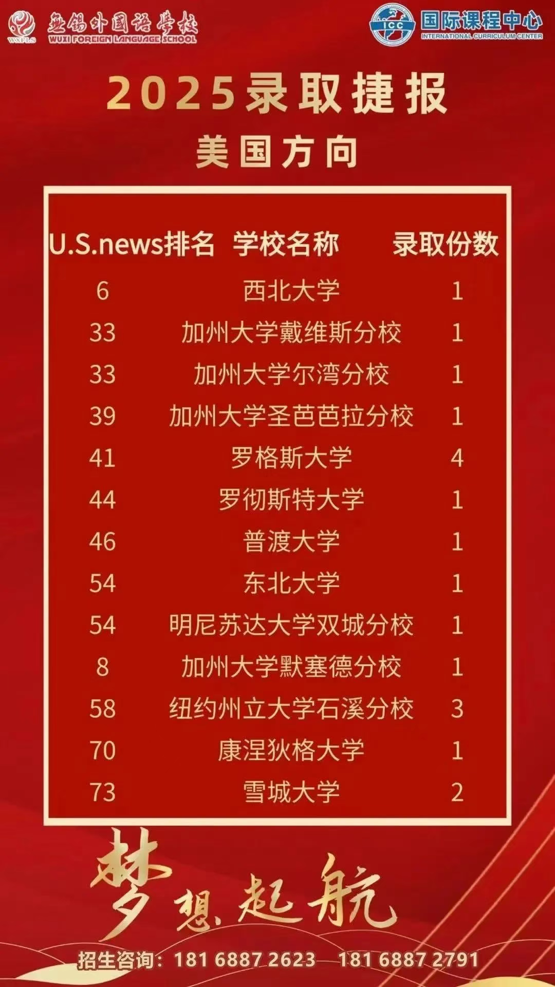 江苏择校|无锡外国语学校国际课程中心
