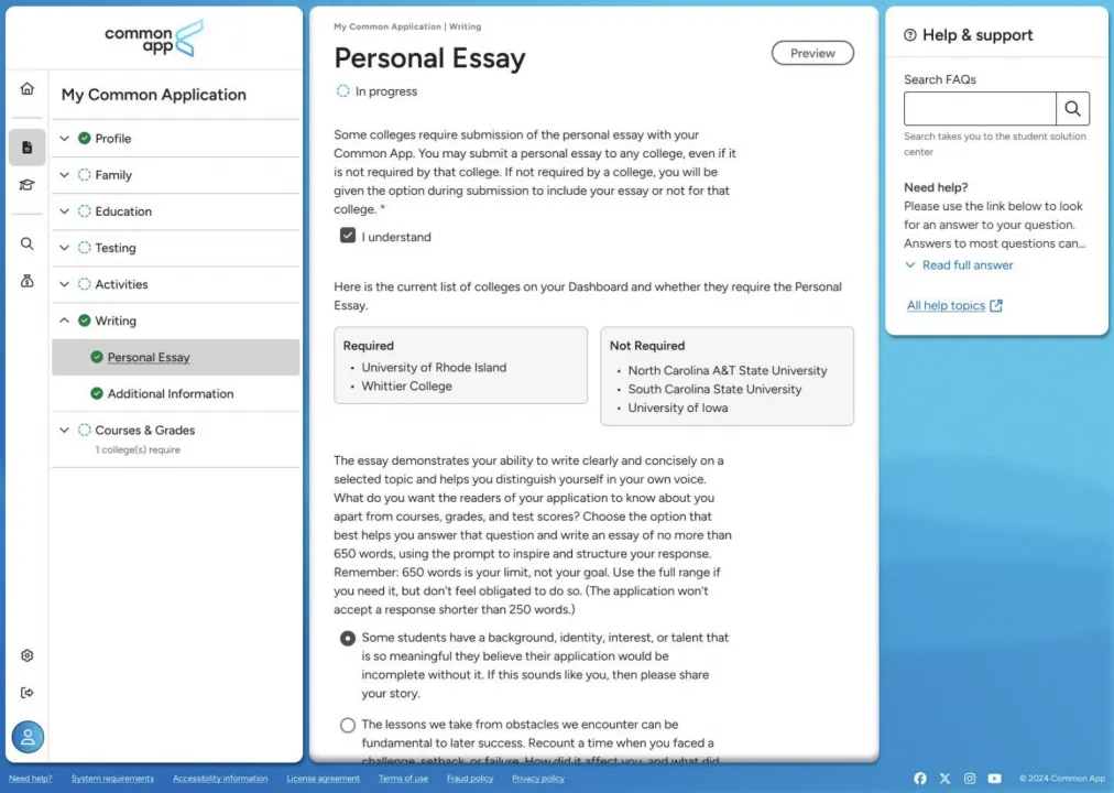 注意！Common App 升级改版，这些填写内容有调整！