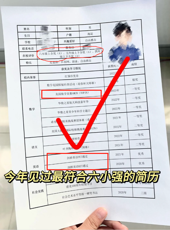 海淀六小强将AMC8成绩作为数学能力核心评估指标 KET/PET俨然成了简历标配