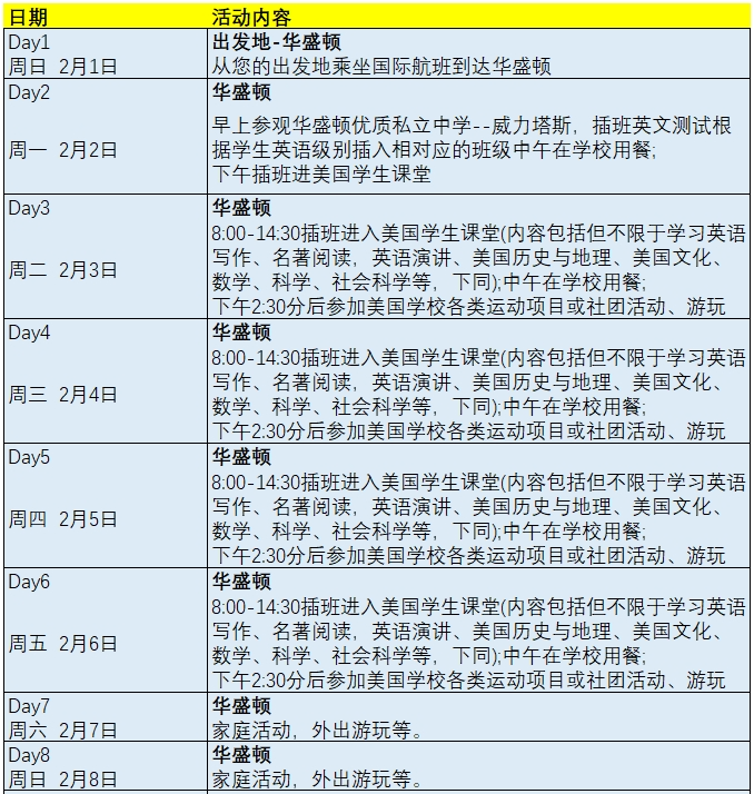 【寒假插班】市中心的金疙瘩！毗邻华盛顿白宫的优质美高：威力塔斯华盛顿校区