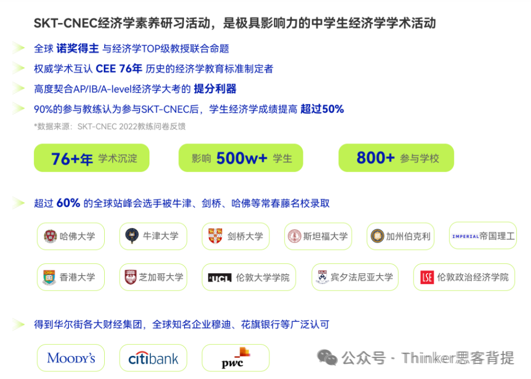 经济学商赛首推：NEC 经济竞赛介绍！适合7-11年级