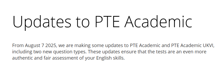 PTE考试重大改革！新增2个全新题型 难度有升级 8月7日正式实施！
