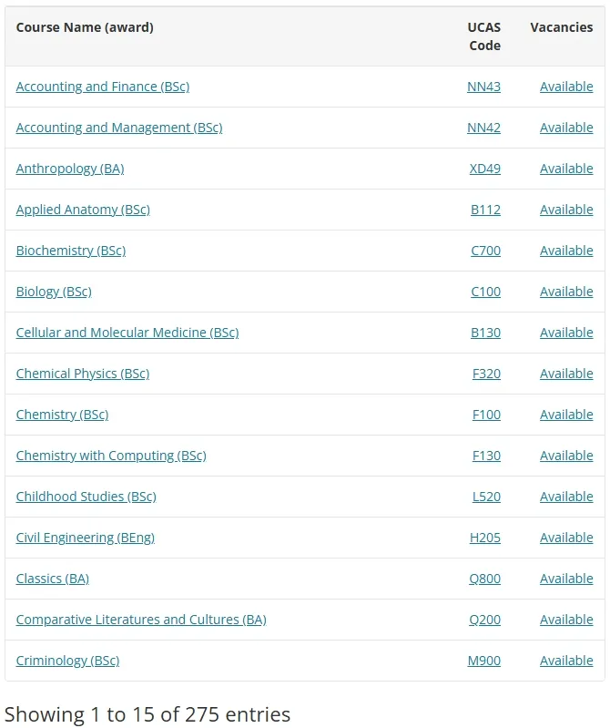 2025英本Clearing攻略！QS TOP150英国大学补录专业汇总！