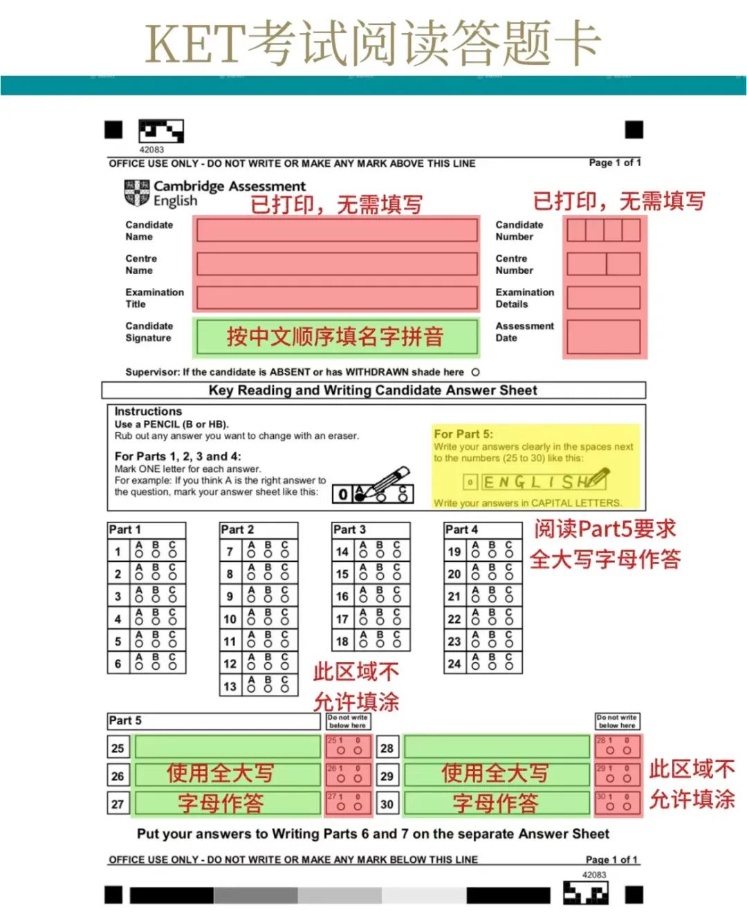2025KET新课标改革新变化及KET题型详细介绍!