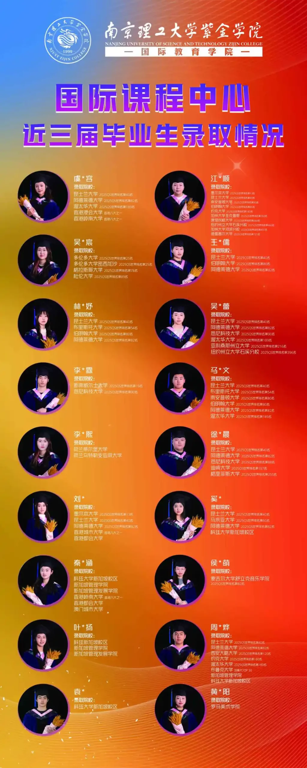 南京国际高中｜学费8万一年！不限学籍户籍！南京理工紫金学院A- level&OSSD课程2025年招生简章！