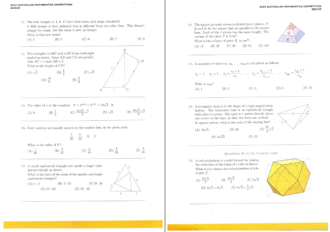 澳洲AMC数学竞赛真的值得考吗？小学生家长一定要看！