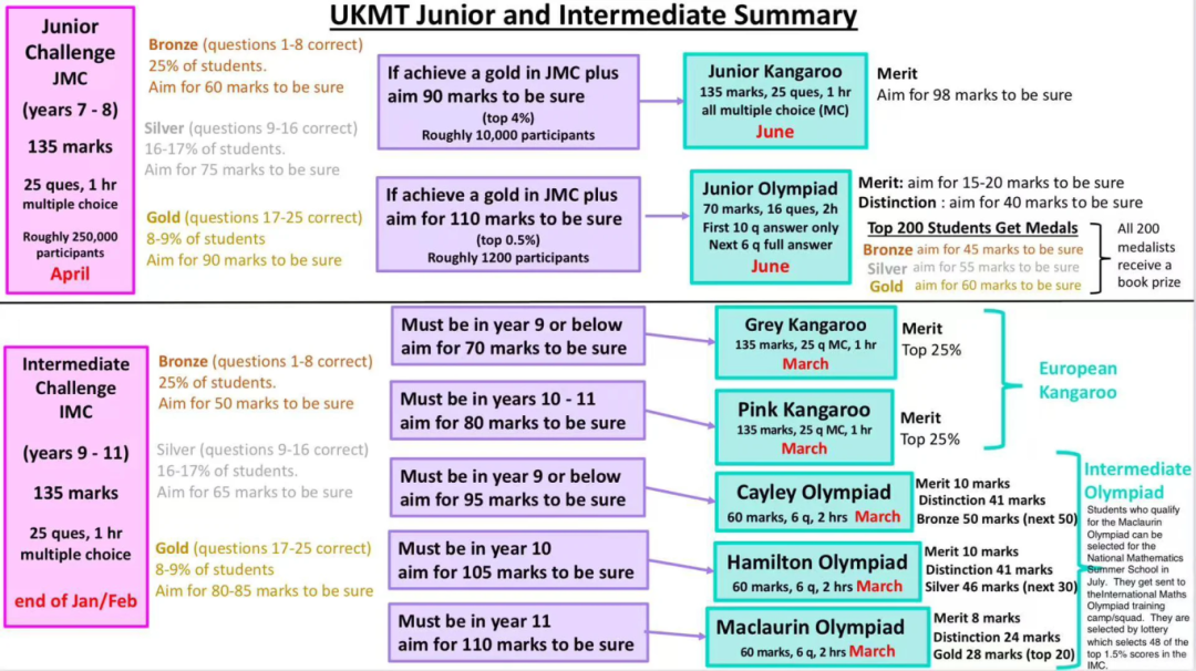 AMC对比UKMT国际数学竞赛，哪个更适合你？