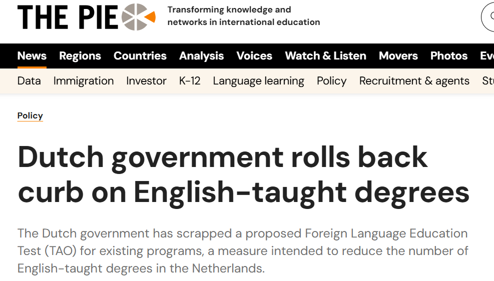 政策回撤！荷兰留学不再受限！如何正确打开荷兰高校申请？