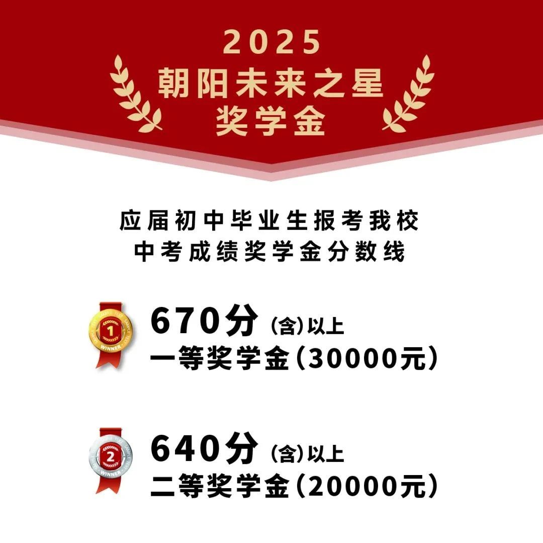 上海朝阳义塾2025年奖学金项目招生简章！中考610分+可获奖学金哦！