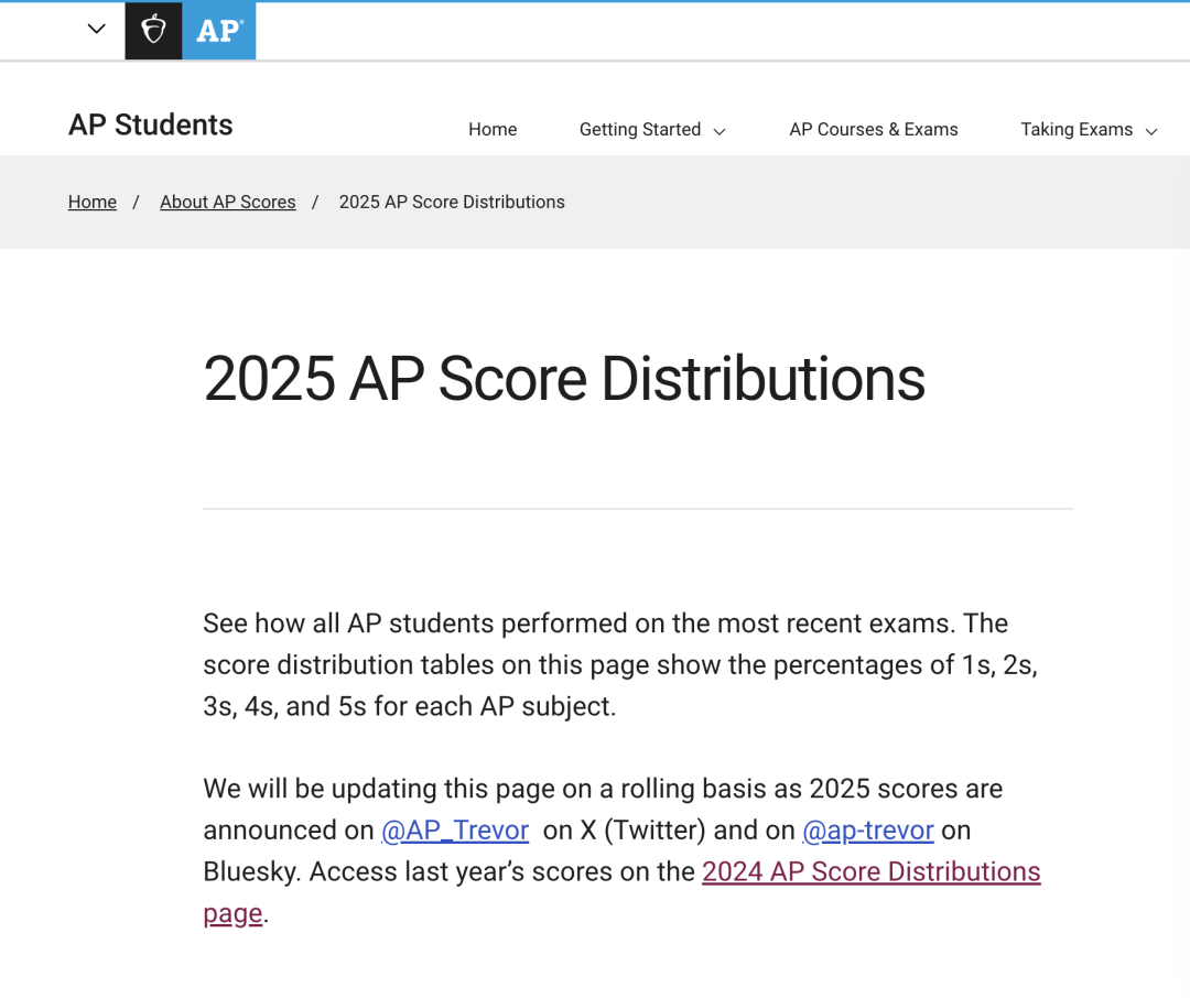 AP 2025成绩全面出炉：最新 AP 考情趋势解析！大家准备好查分了吗？