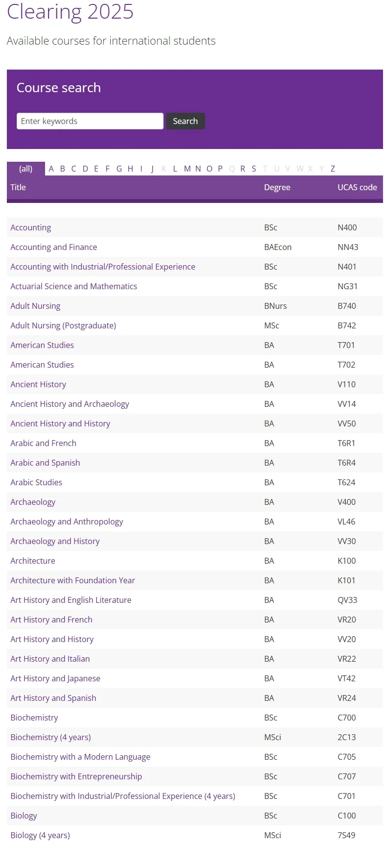 2025英本Clearing攻略！QS TOP150英国大学补录专业汇总！