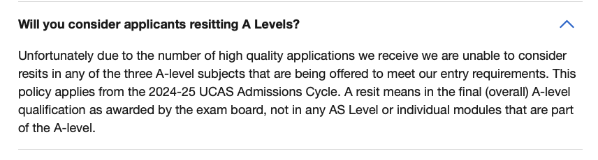 英国哪些大学不接受重考A-Level？