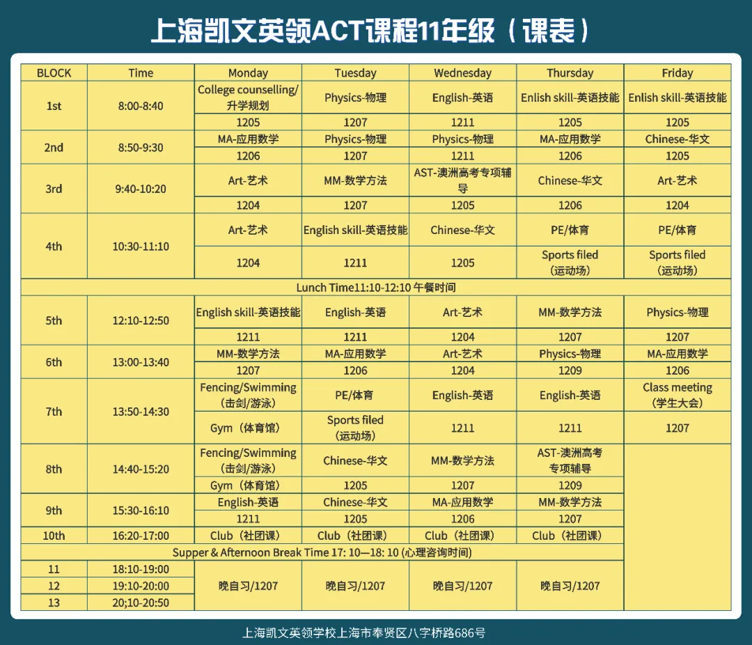 上海澳大利亚高中｜上海凯文英领学校澳洲课程2025年招生简章！开设澳洲ACT直通课程！