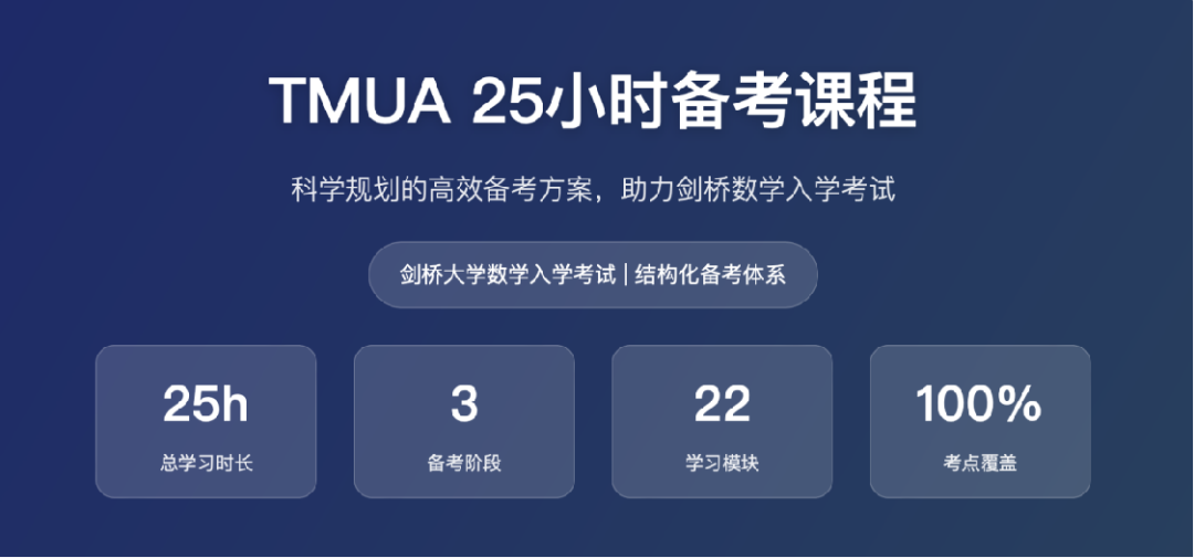 重要消息！今天TUMA开始报名！超详细报考指南！附TUMA培训安排~