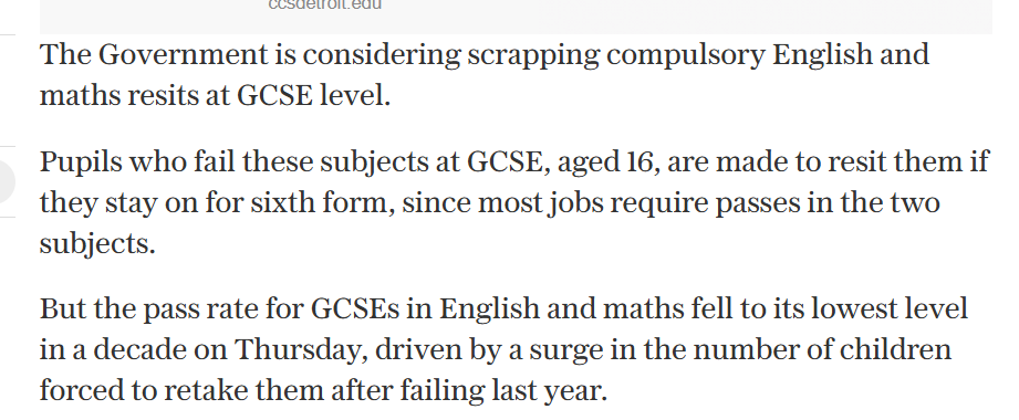 突发！GCSE英语和数学补考可能会取消！