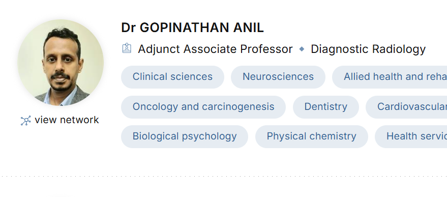 新加坡国立大学全奖博士项目 (Prof. Gopinathan Anil)