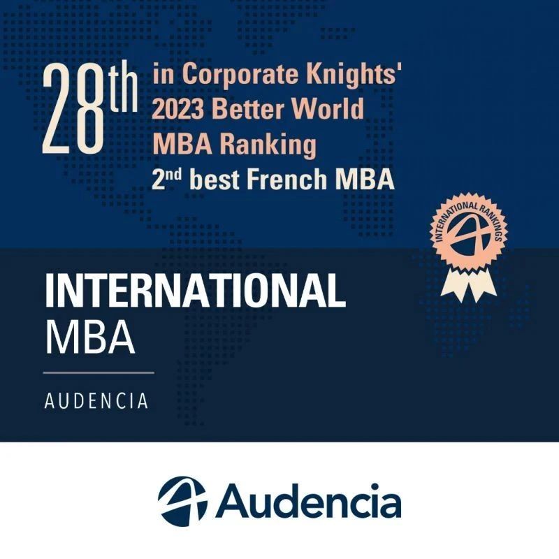 Audencia南特高商国际工商管理硕士International MBA - 9月入学 - 南特校区