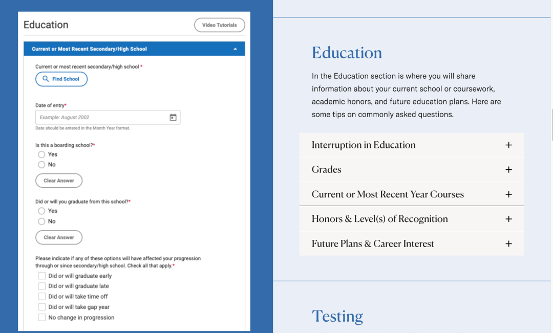 来自哈佛大学官方的Common Application填写指南