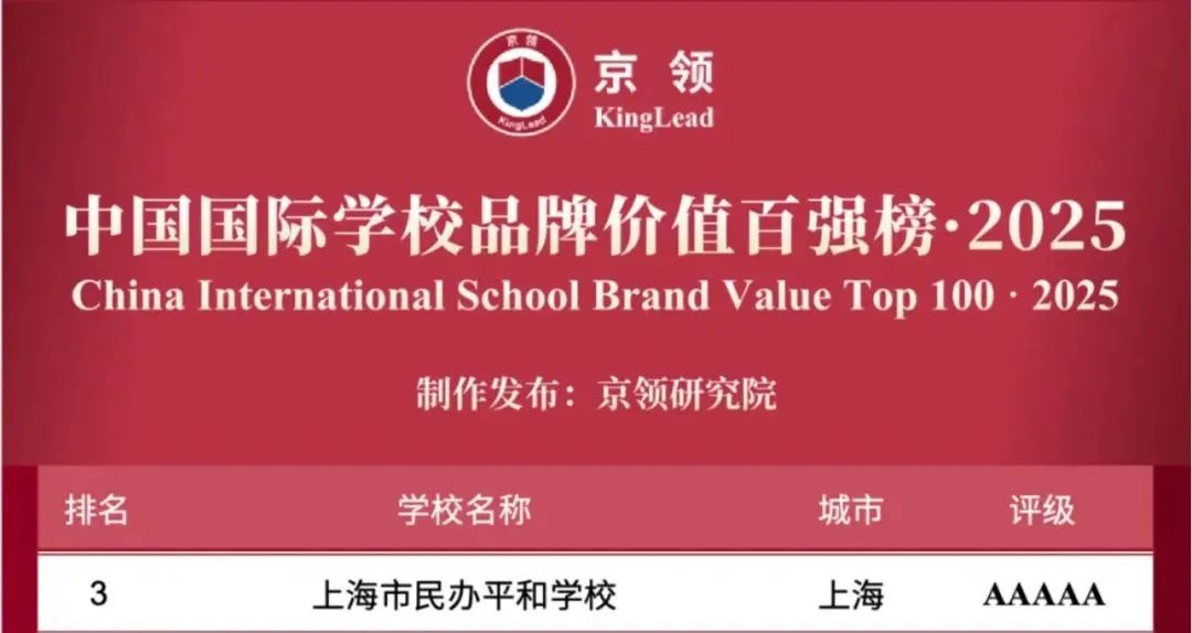 国际学校推荐｜上海市民办平和学校