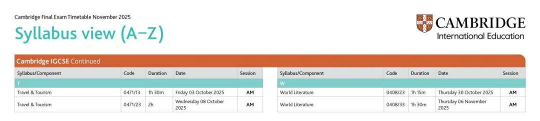 2025年 A-Level 秋季大考全指南！详细讲解三大考试局考试安排！
