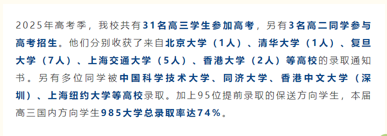 2025年上海三公学校高考成绩汇总：三公还值得冲吗？如何规划三公备考？