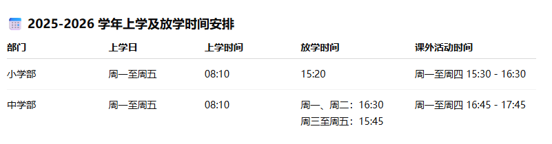 分享民心最新的入学分班、上课时间、手机管理、上课语言等等！