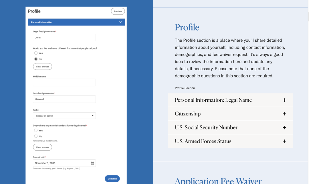 来自哈佛大学官方的Common Application填写指南