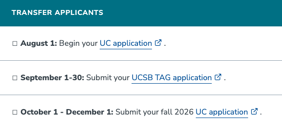 UC TAG转学要求26Fall新变动！加州大学官方保录最新解读