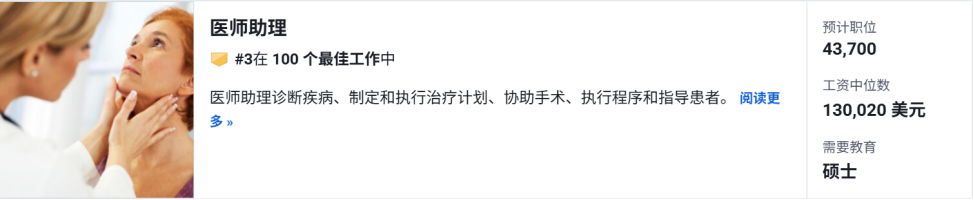 US. News 最佳职业排名！年薪16万美元，这10个专业毕业即躺赢...