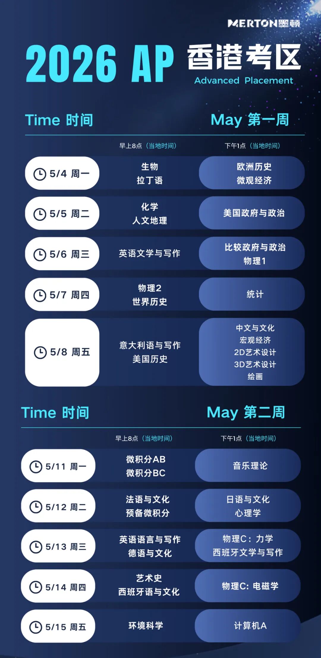 2026年AP考试科目选择与备考指导