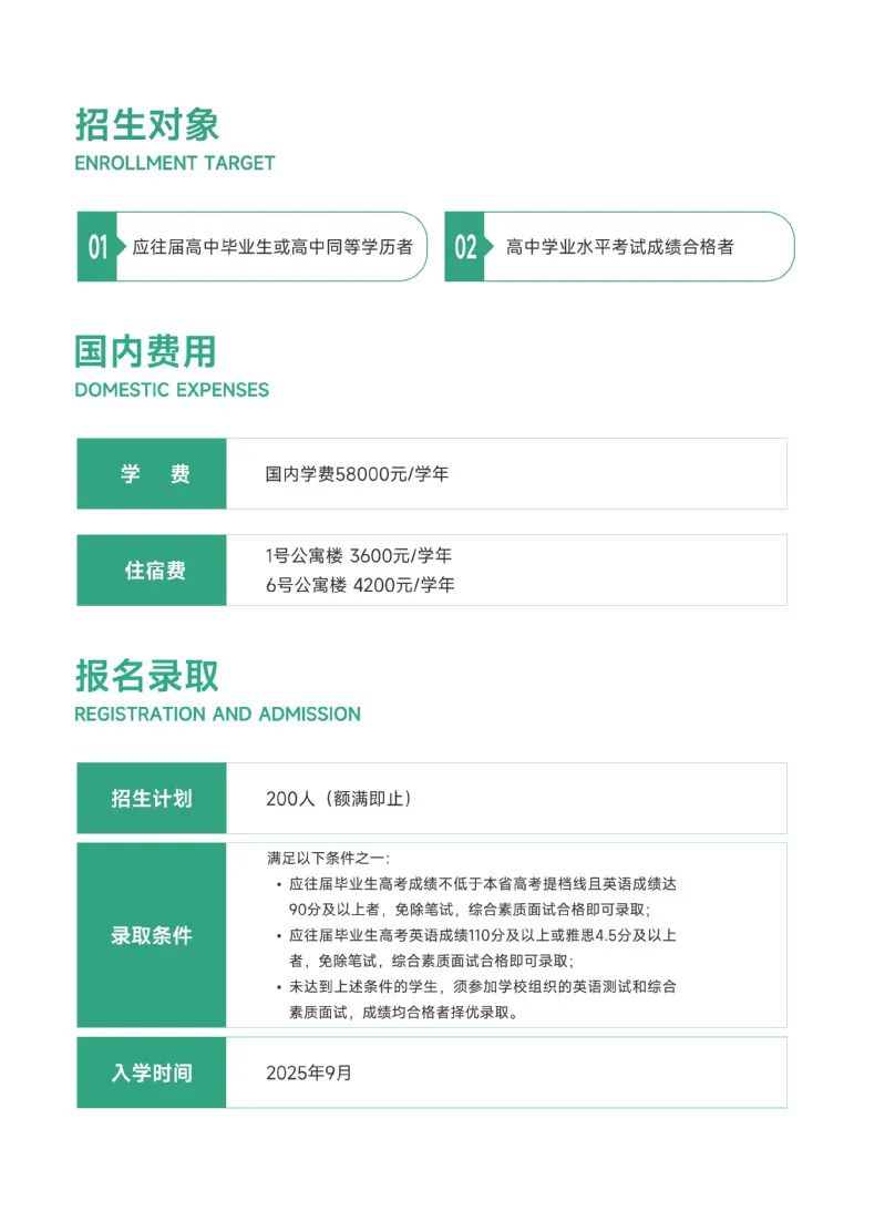 中外合办 | 2025年山东理工大学2+2国际本科招生简章！
