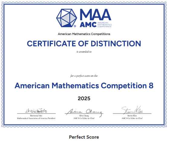 AMC8数学竞赛奖项如何设置?各类奖项都有什么用途呢？
