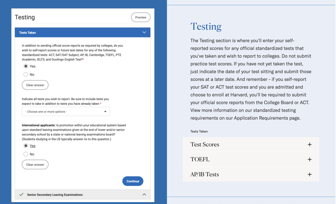 来自哈佛大学官方的Common Application填写指南