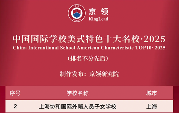 国际学校推荐｜上海协和国际外籍人员子女学校
