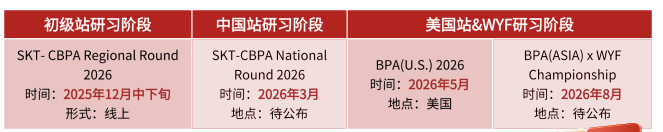 SKT-CBPA2026赛季备考保姆级攻略！附BPA商赛辅导培训课程+组队