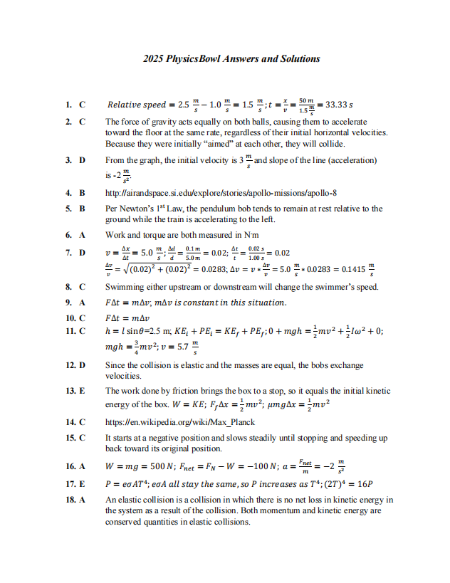 物理碗考什么？Physics Bowl高频易错点解析！附G9-G11竞赛冲刺班