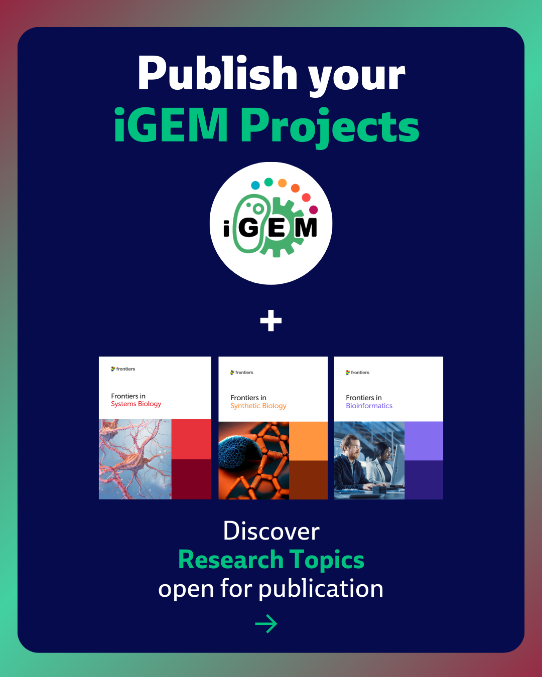 发表你的 iGEM Competition项目！