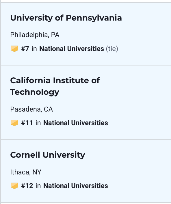 U.S.News发布2026年美国大学排名，部分大学排名大幅调整