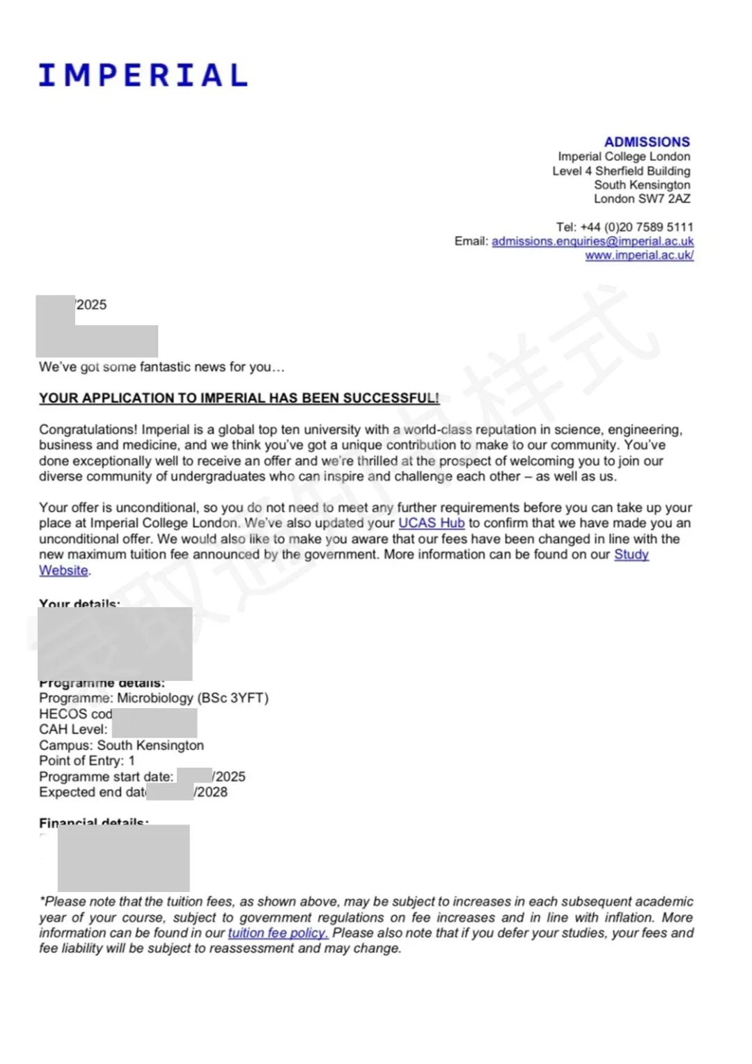 紧急通知！帝国理工&UCL内部推荐通道已开，ABB稳录