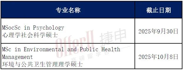 不想gap一年？来看看香港高校2026年春季入学硕士项目吧！