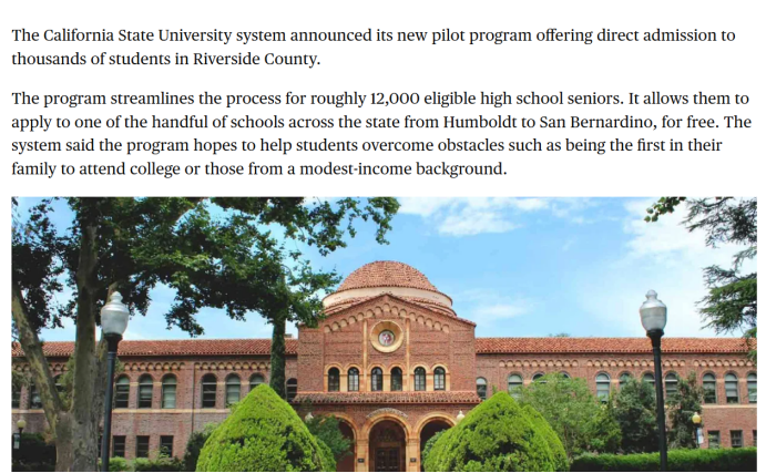 加州高中生要“躺进”大学了？SB 640 法案待签，达标直接拿 CSU 录取
