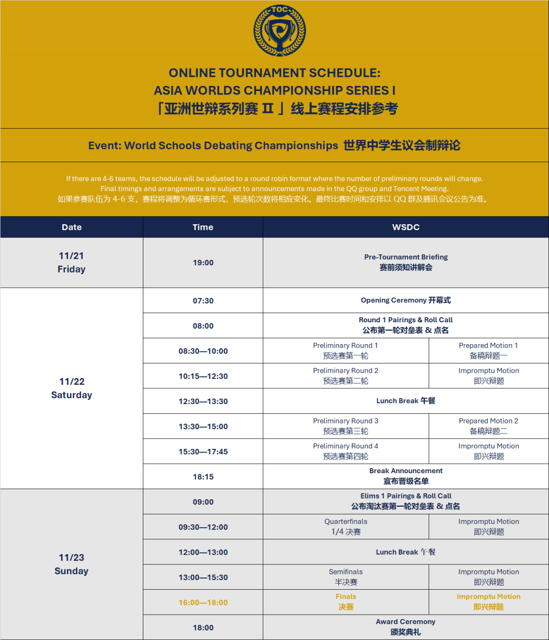 Announcement | 2025 AWCS Ⅱ