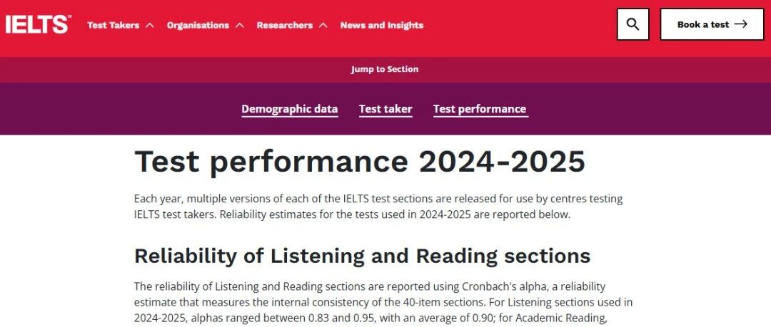 2024-2025年全球雅思考生成绩数据公布！