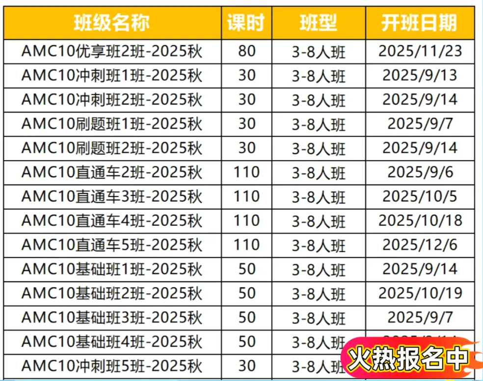 包玉刚/星河湾的牛娃们为什么都在打AMC10竞赛？AMC10培训课程新班上线！
