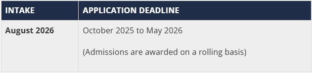2026Fall | 新加坡管理大学（SMU）各专业申请时间汇总