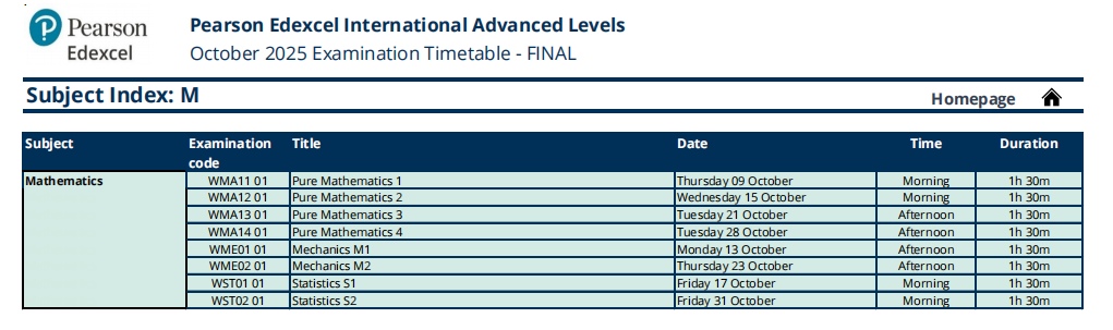 2025秋季 A-Level/IGCSE 考试安排来啦！含三大考局关键节点梳理