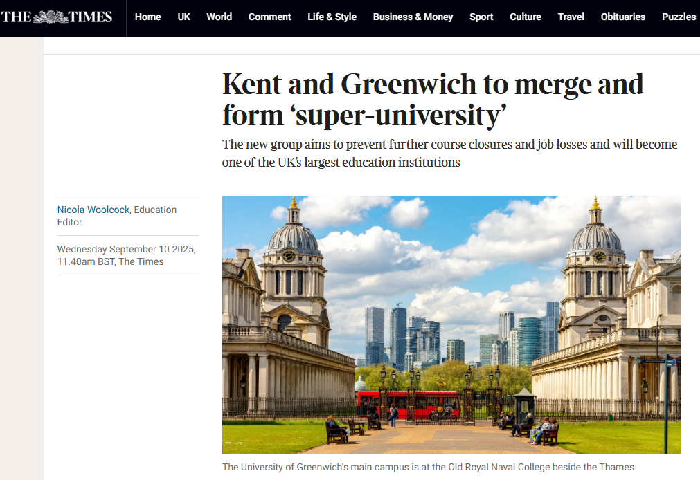 英国第一所 “超级大学” 即将诞生！2026年起由两所大学合并而成！连BBC都震惊了！